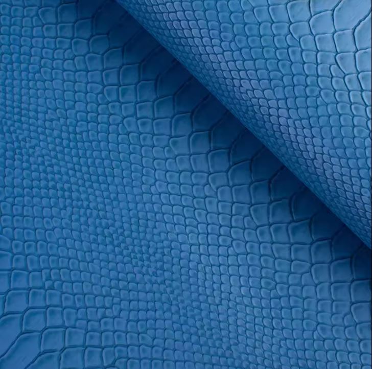Brazil Snake Pattern PVC Embossed Leather Fabric